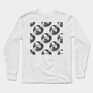 cute volleyball ball pattern Long Sleeve T-Shirt